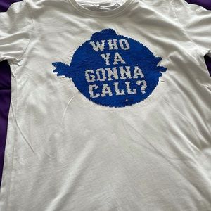 H&M boys Ghostbusters white tee